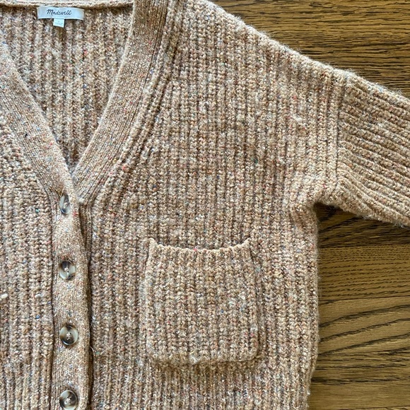 Madewell Speckled Rib Cardigan - Picture 6 of 7